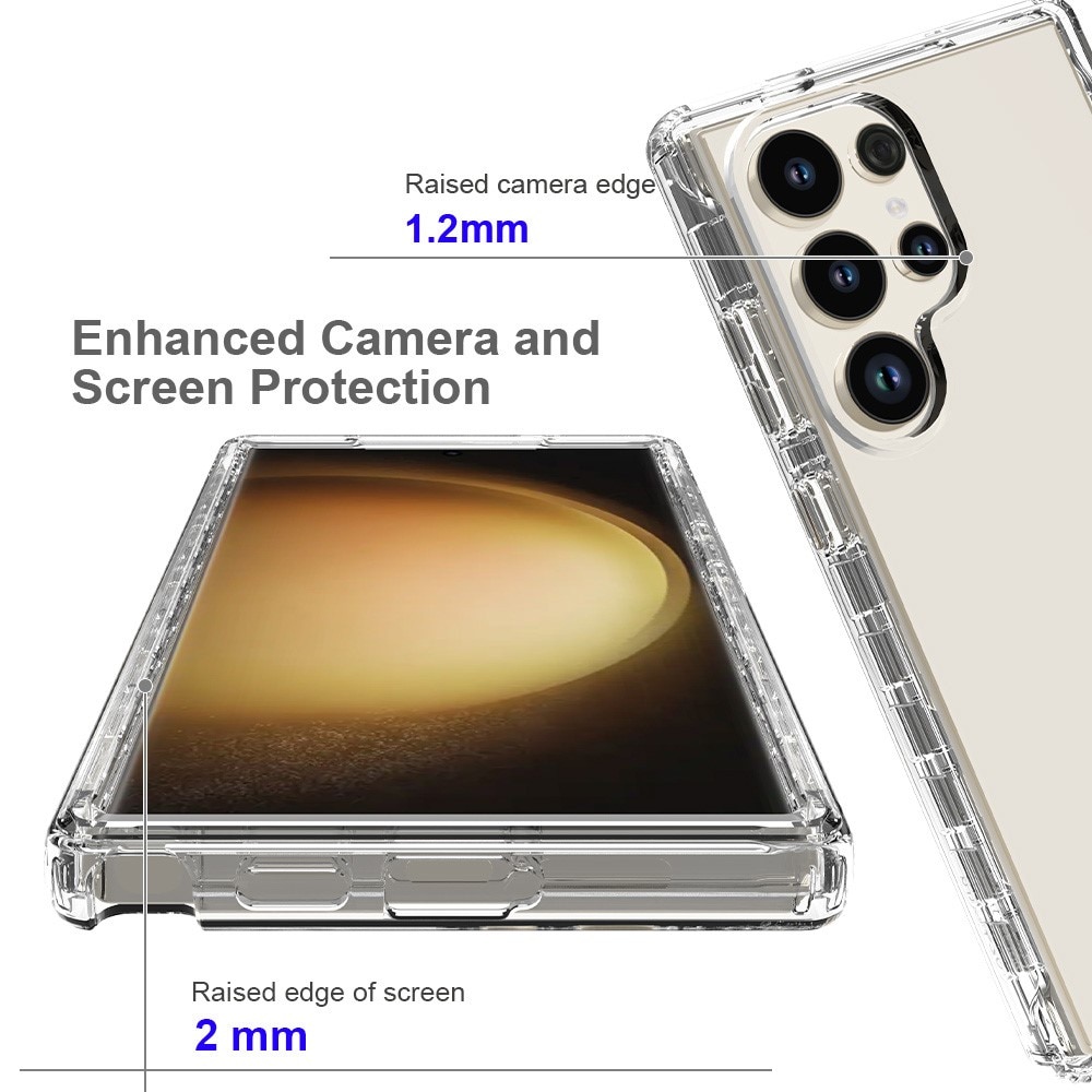 Full Protection Case Samsung Galaxy S24 Ultra gjennomsiktig