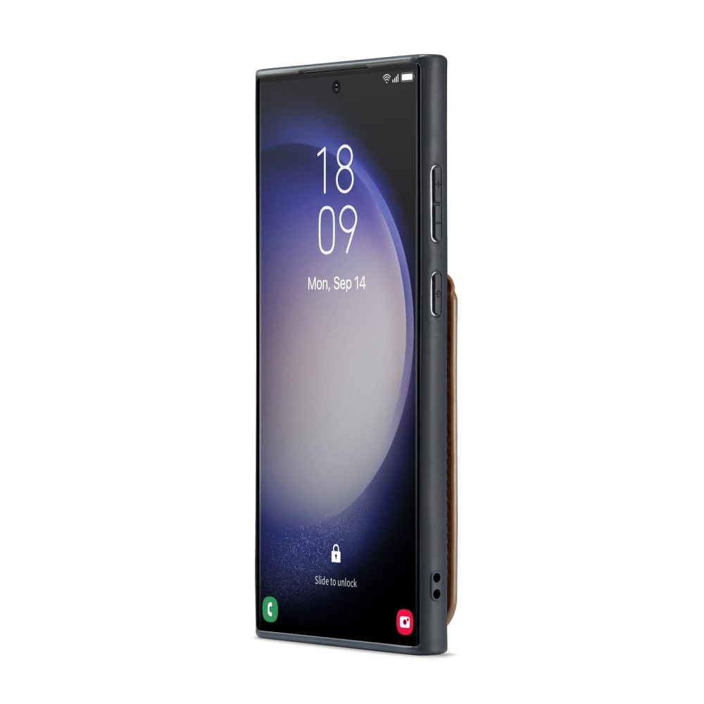 Multi-slot RFID blocking Deksel Samsung Galaxy S24 Ultra brun