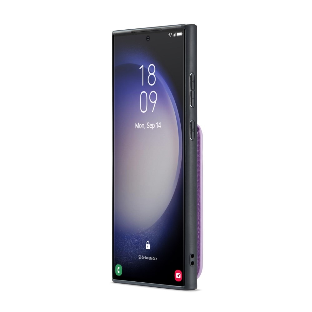 Multi-slot RFID blocking Deksel Samsung Galaxy S24 Ultra lilla