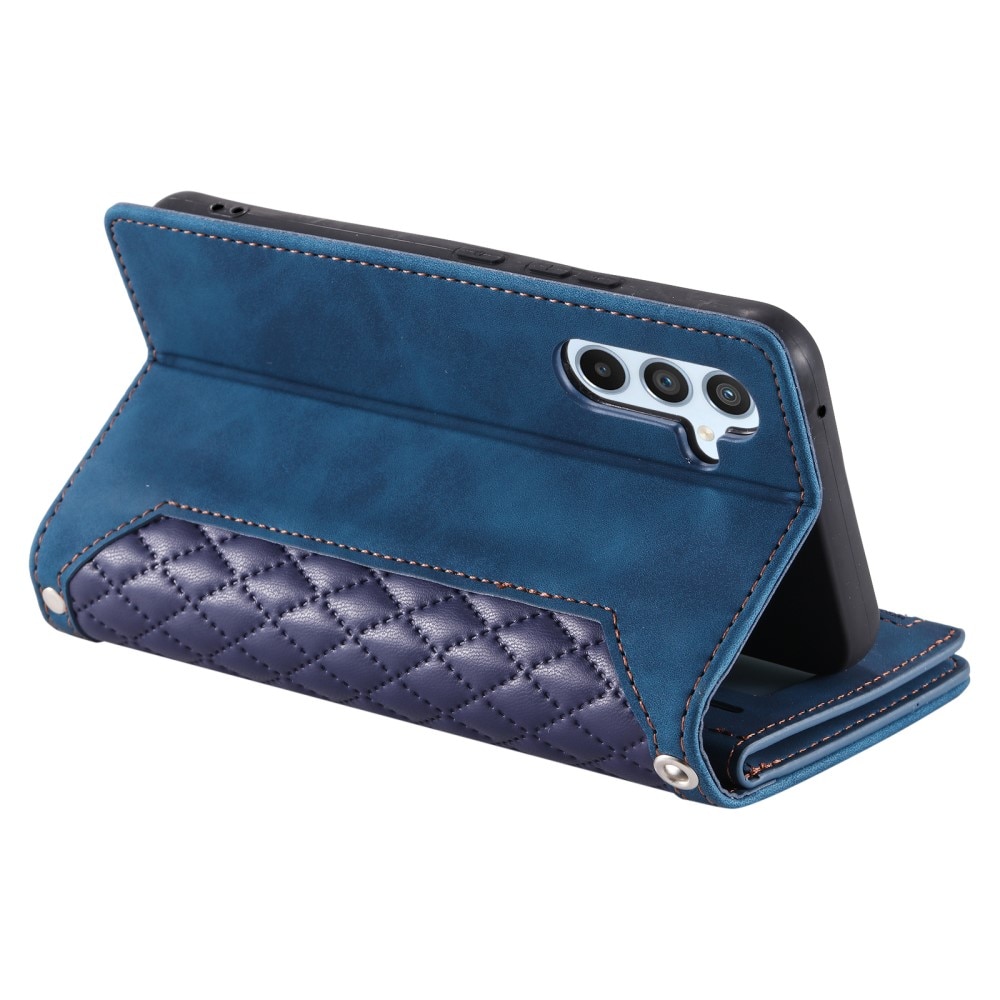Lommebokveske Samsung Galaxy A55 Quilted blå
