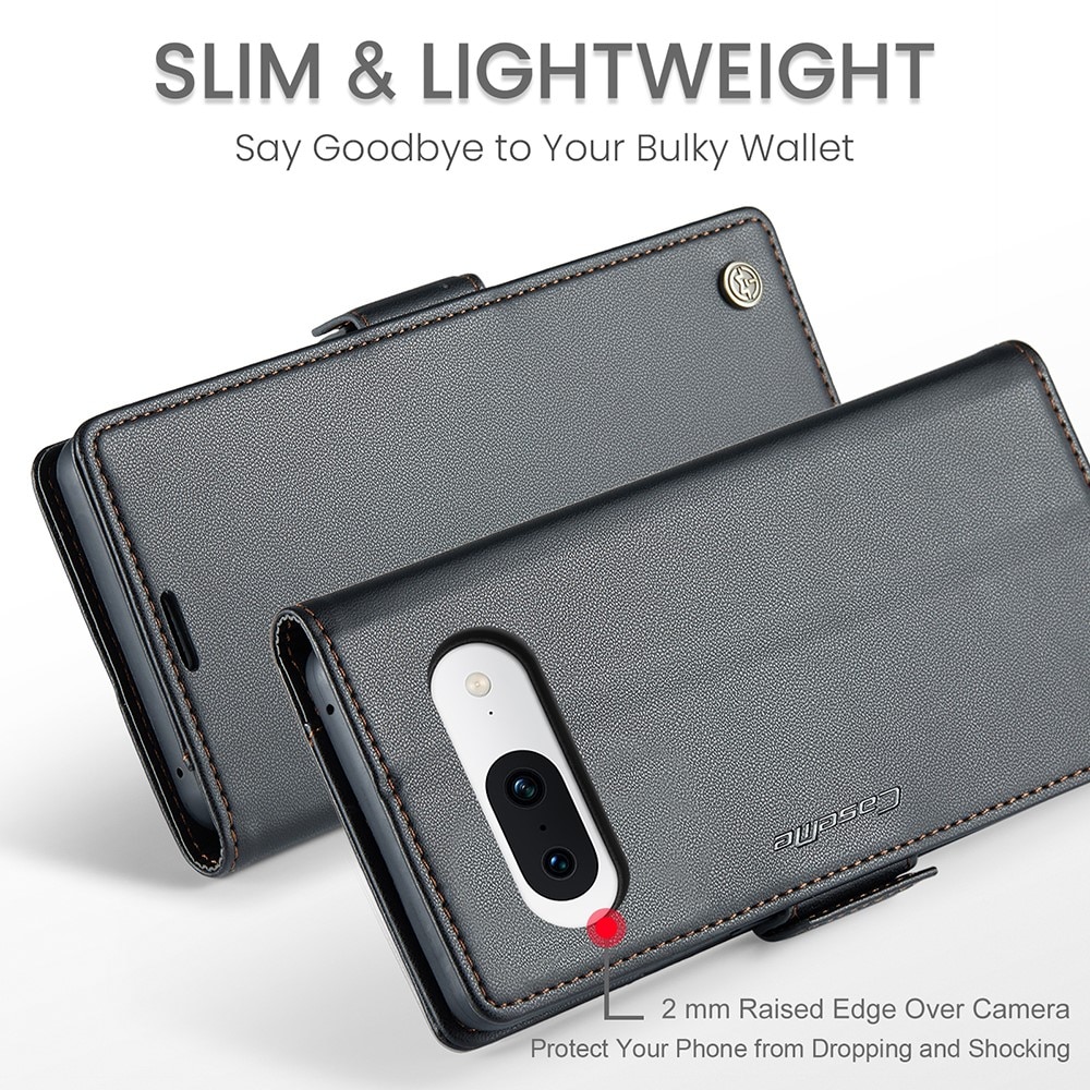 RFID blocking Slim Lommebokveske Google Pixel 8a Svart