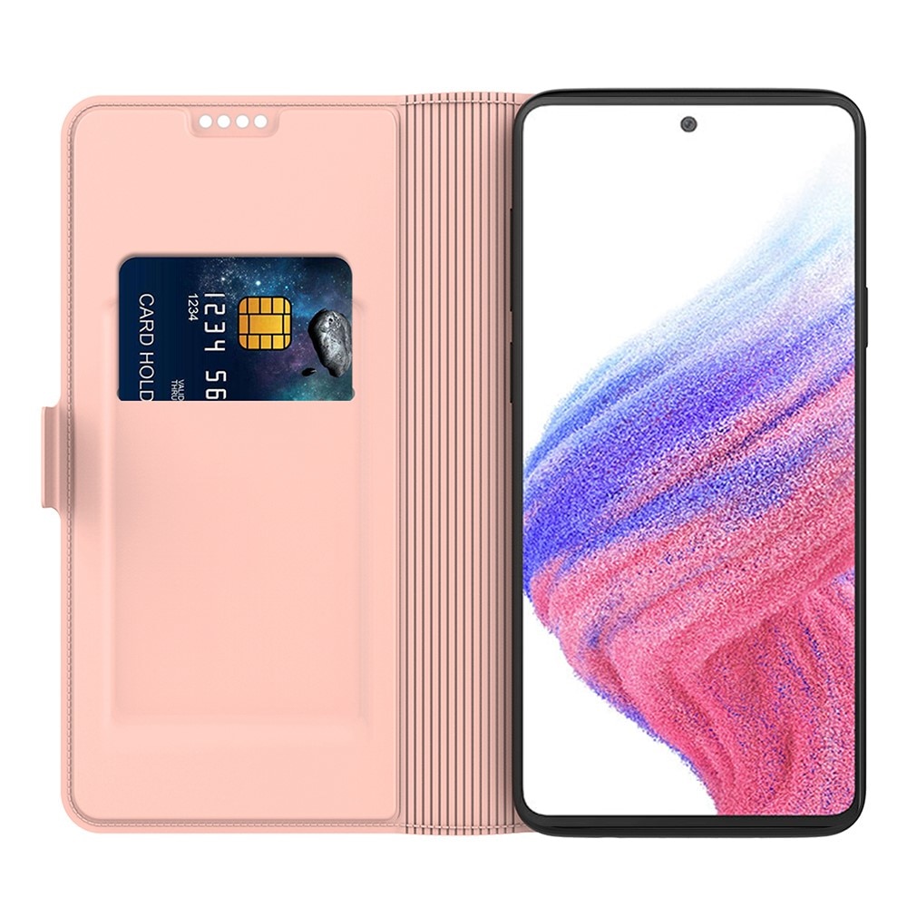 Slim Card Wallet Samsung Galaxy S24 rosegull