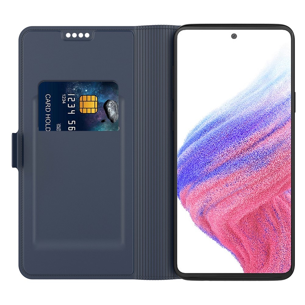 Slim Card Wallet Samsung Galaxy S24 Ultra blå