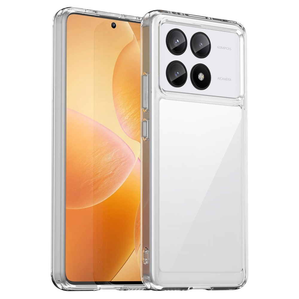 Hybriddeksel Xiaomi Poco X6 Pro gjennomsiktig