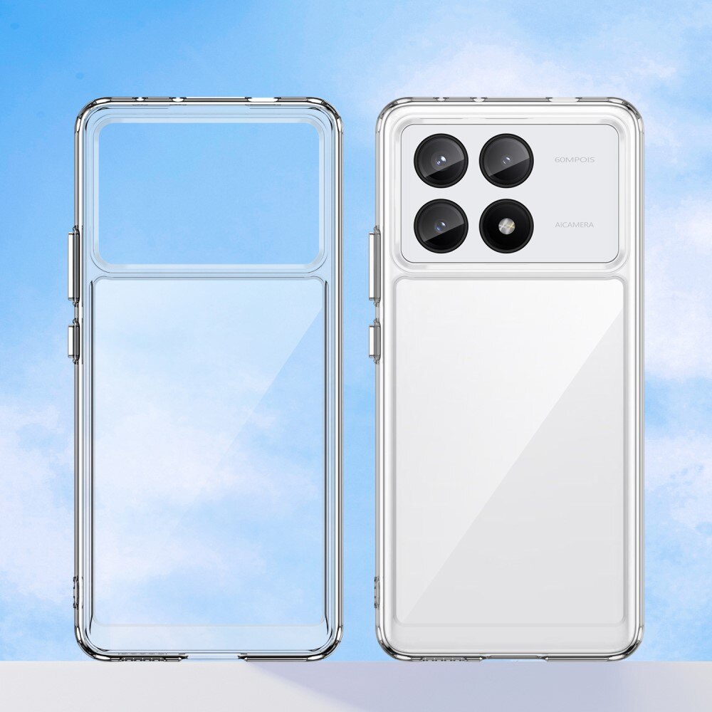 Hybriddeksel Xiaomi Poco X6 Pro gjennomsiktig