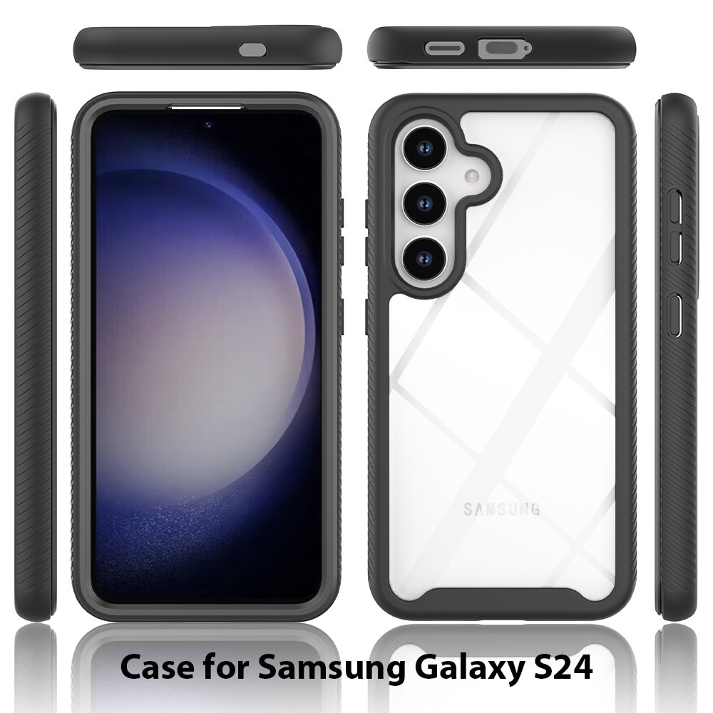 Full Cover Deksel Samsung Galaxy S24 svart