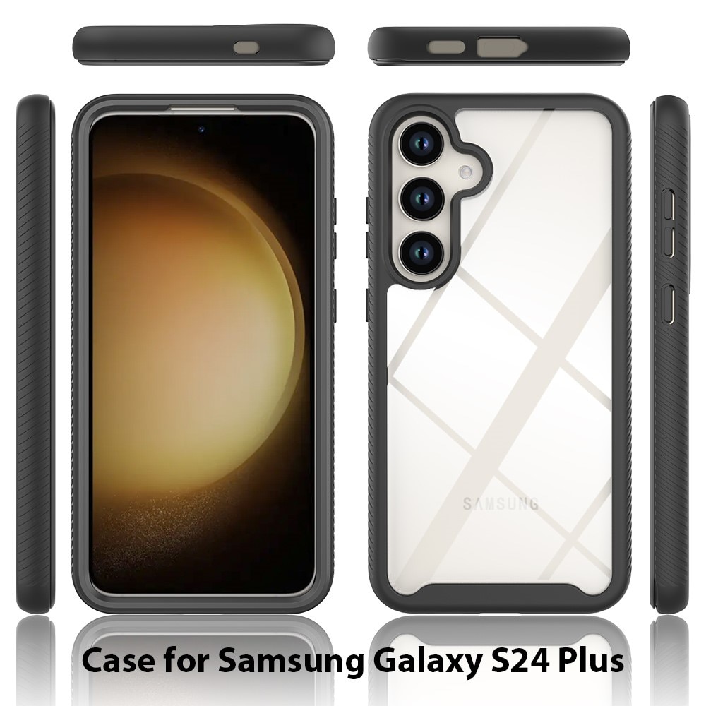 Full Cover Deksel Samsung Galaxy S24 Plus svart
