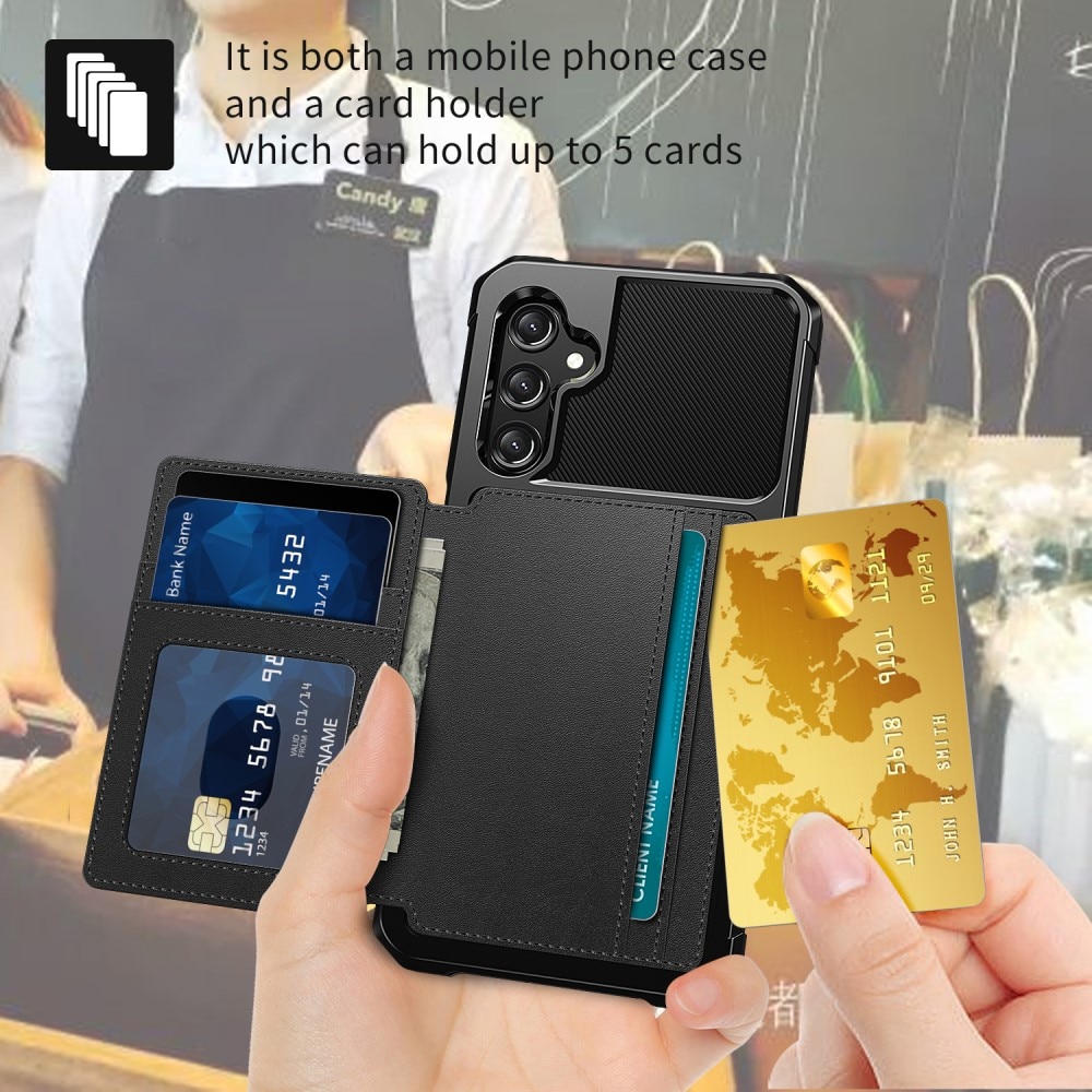 Tough Multi-slot Deksel Samsung Galaxy A15 Svart