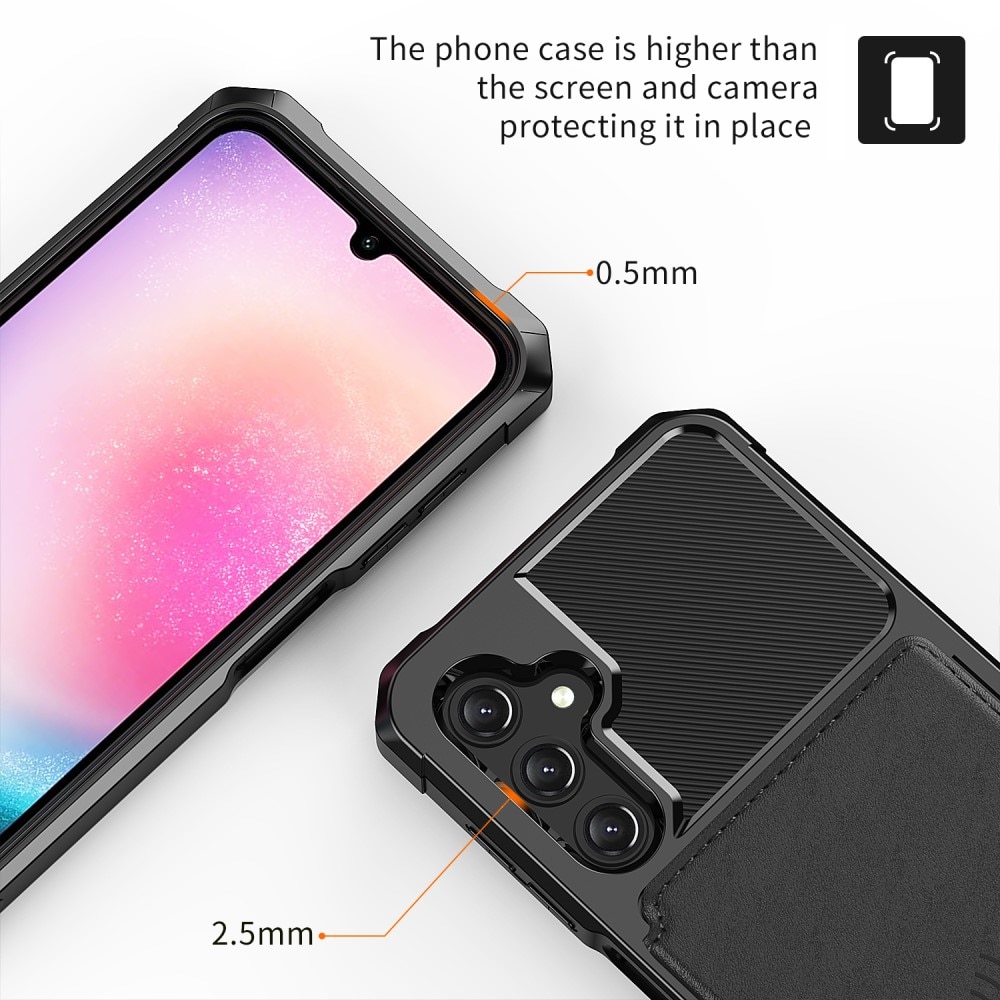 Tough Multi-slot Deksel Samsung Galaxy A15 Svart