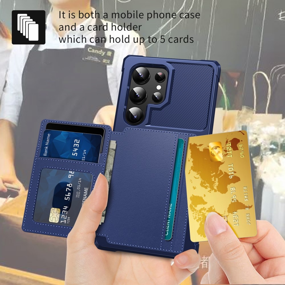 Tough Multi-slot Case Samsung Galaxy S24 Ultra blå