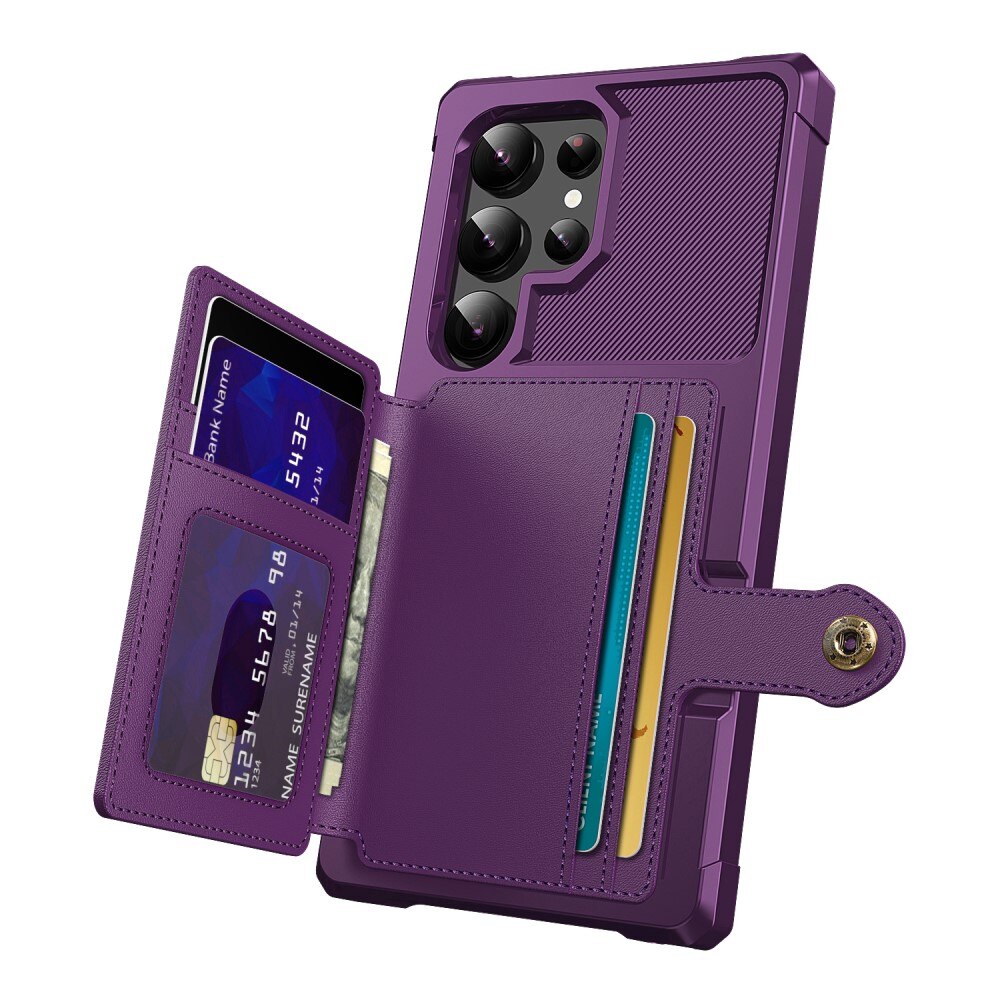 Tough Multi-slot Deksel Samsung Galaxy S24 Ultra Lilla