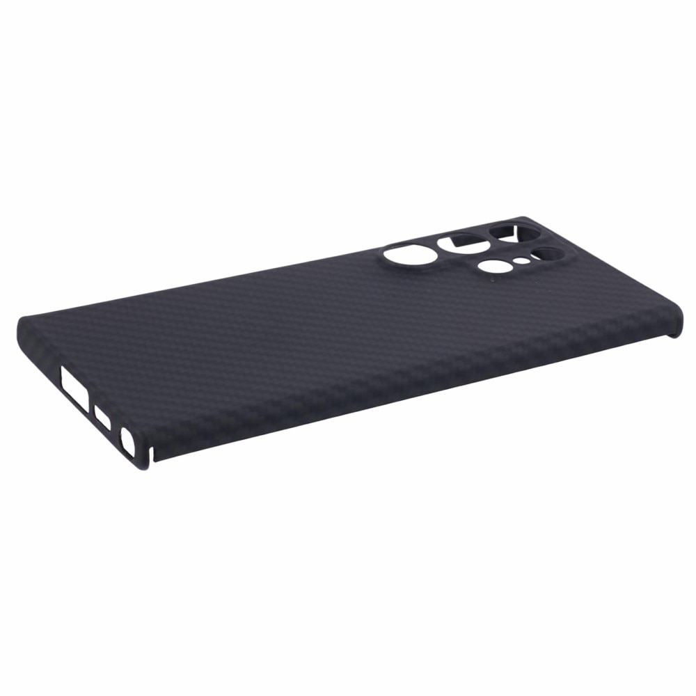 Slim Deksel Aramidfiber Samsung Galaxy S24 Ultra svart
