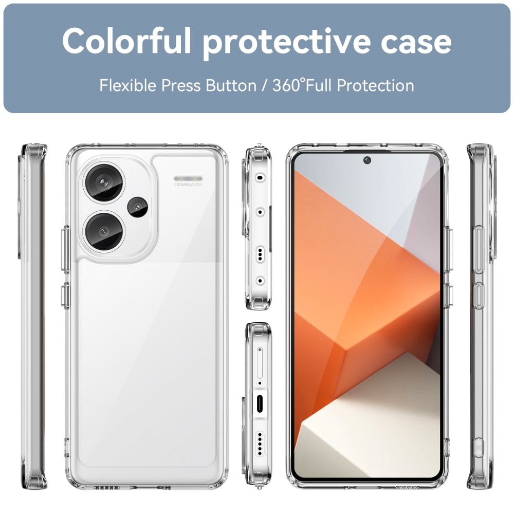 Crystal Hybrid Case Xiaomi Redmi Note 13 Pro Plus gjennomsiktig