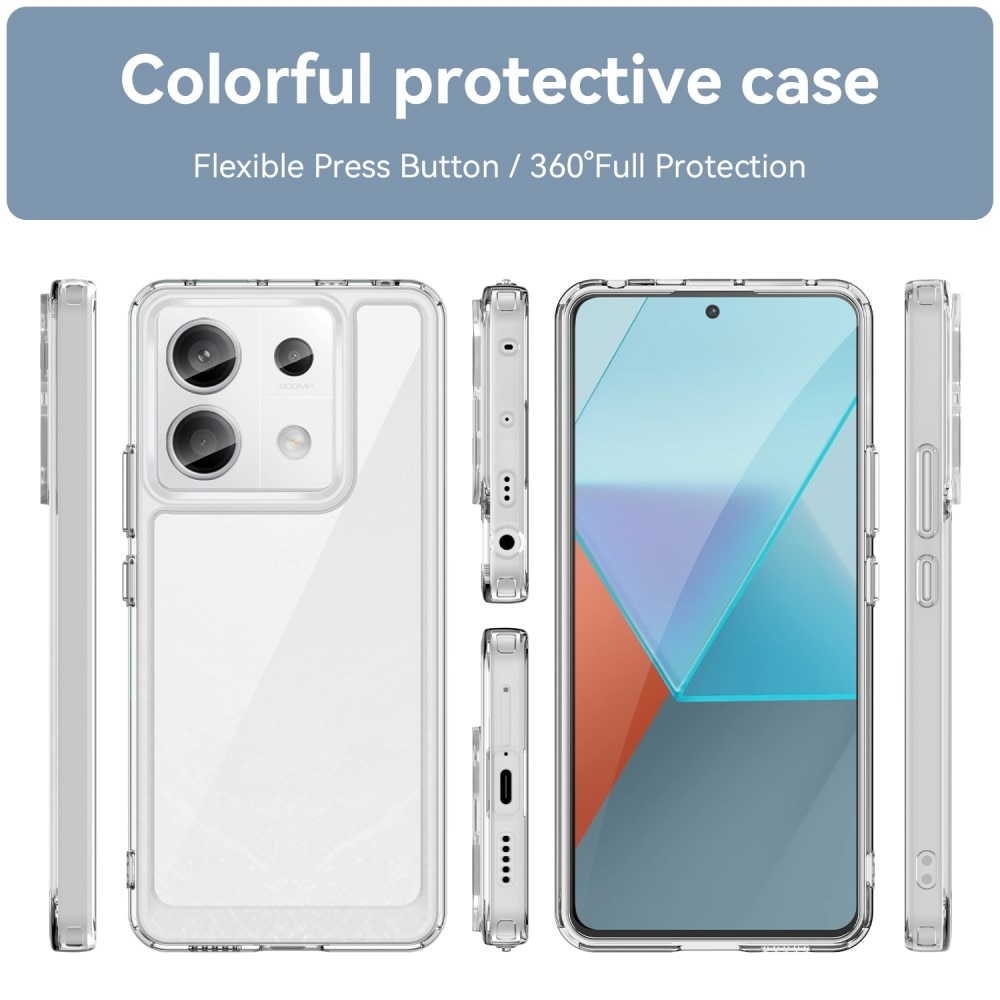 Crystal Hybrid Case Xiaomi Redmi Note 13 Pro gjennomsiktig