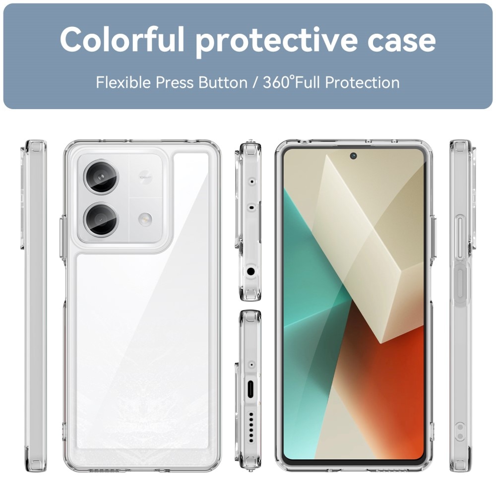 Crystal Hybrid Case Xiaomi Redmi Note 13 gjennomsiktig
