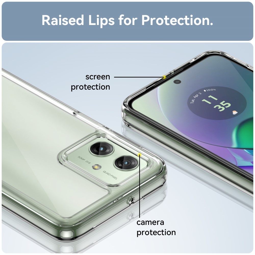 Crystal Hybrid Case Motorola Moto G54 gjennomsiktig