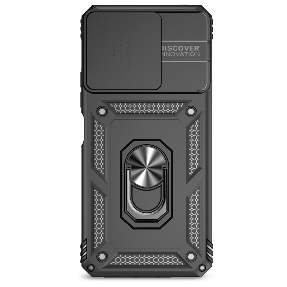 Hybriddeksel Ring + Kamerabeskyttelse Xiaomi Redmi 13C Svart
