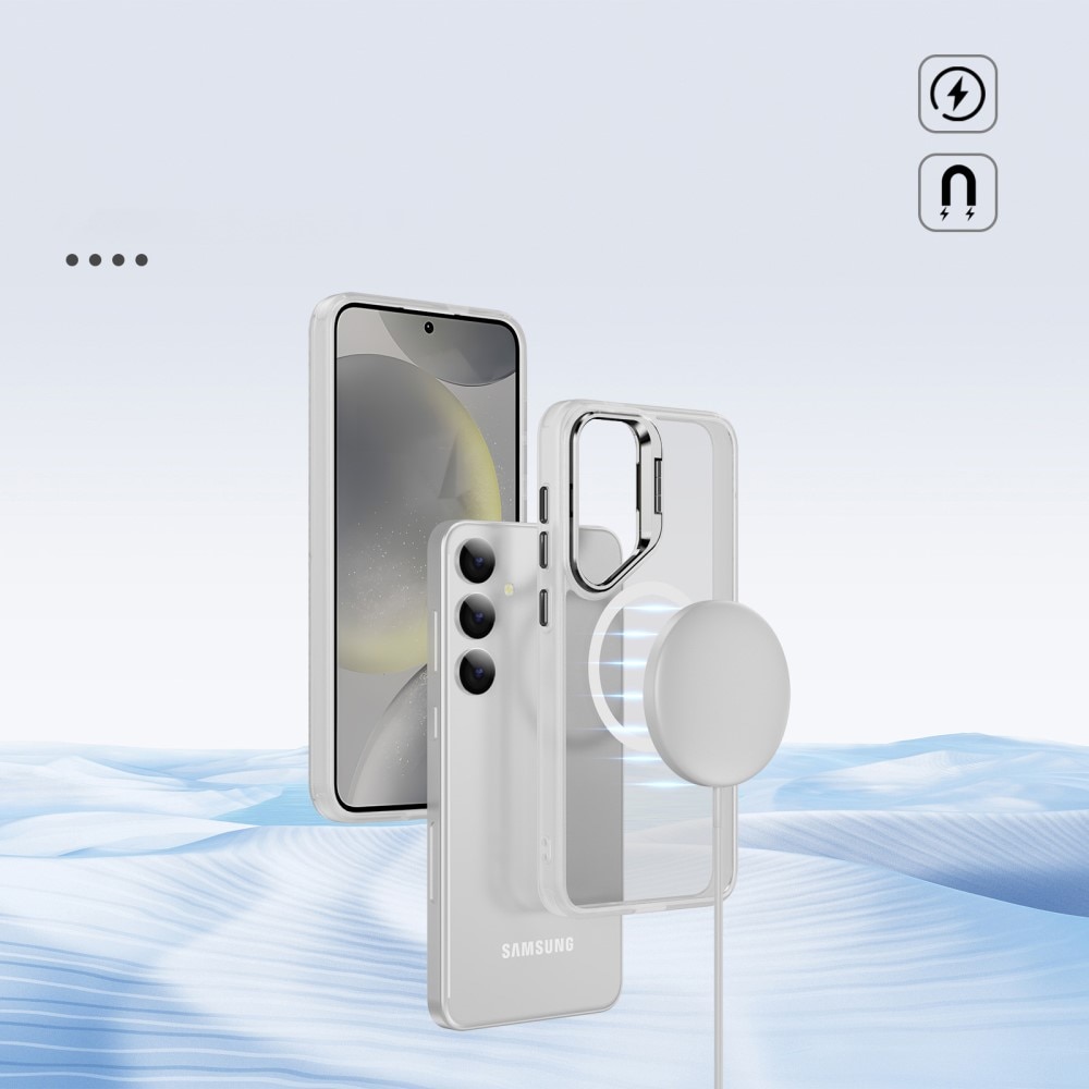 Hybriddeksel Kickstand MagSafe Samsung Galaxy S24 Ultra Gjennomsiktig