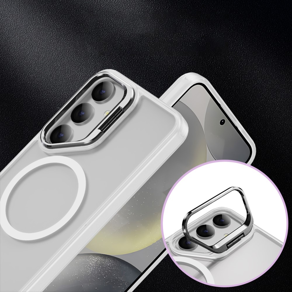 Hybriddeksel Kickstand MagSafe Samsung Galaxy S24 Ultra Gjennomsiktig