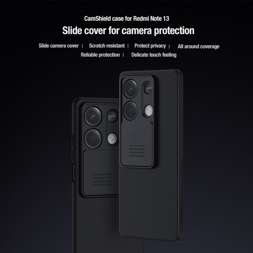 CamShield Deksel Xiaomi Redmi Note 13 svart