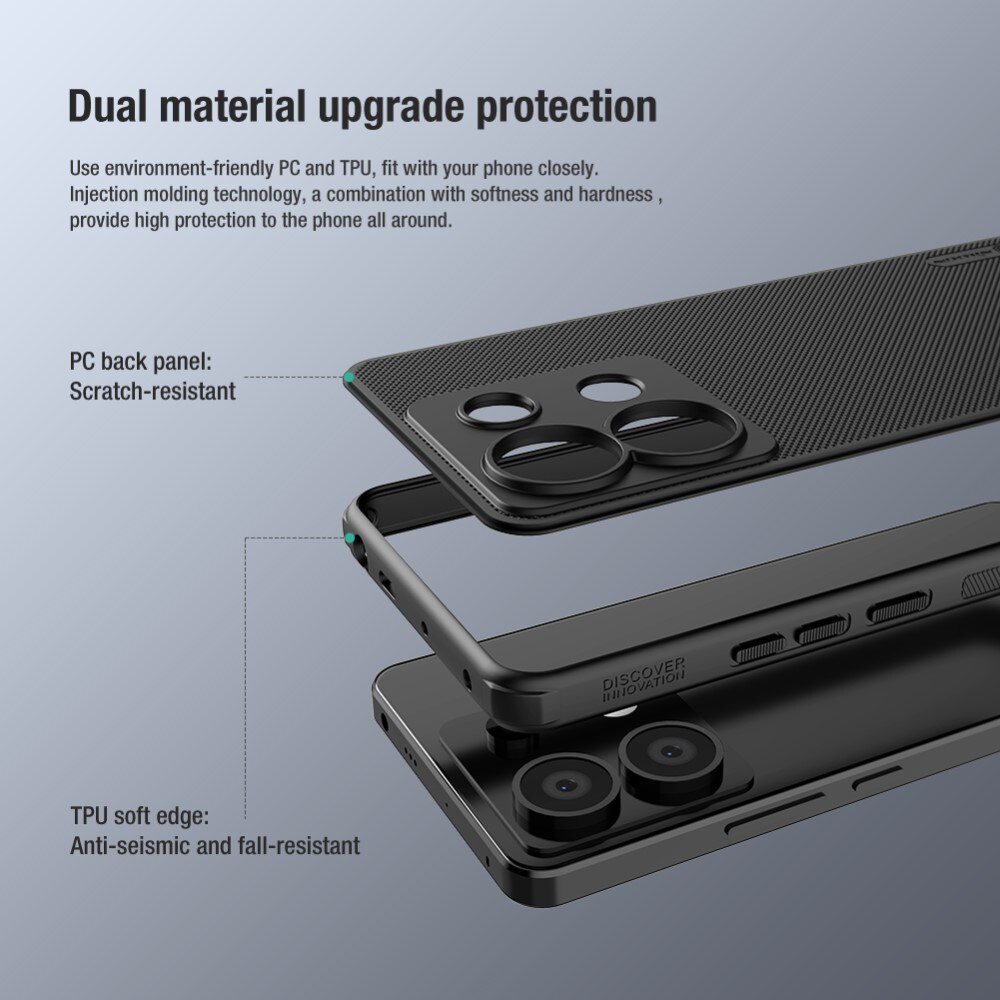 Super Frosted Shield Xiaomi Redmi Note 13 Pro 5G svart