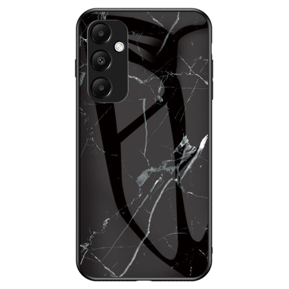 Herdet Glass Deksel Samsung Galaxy A55 svart marmor