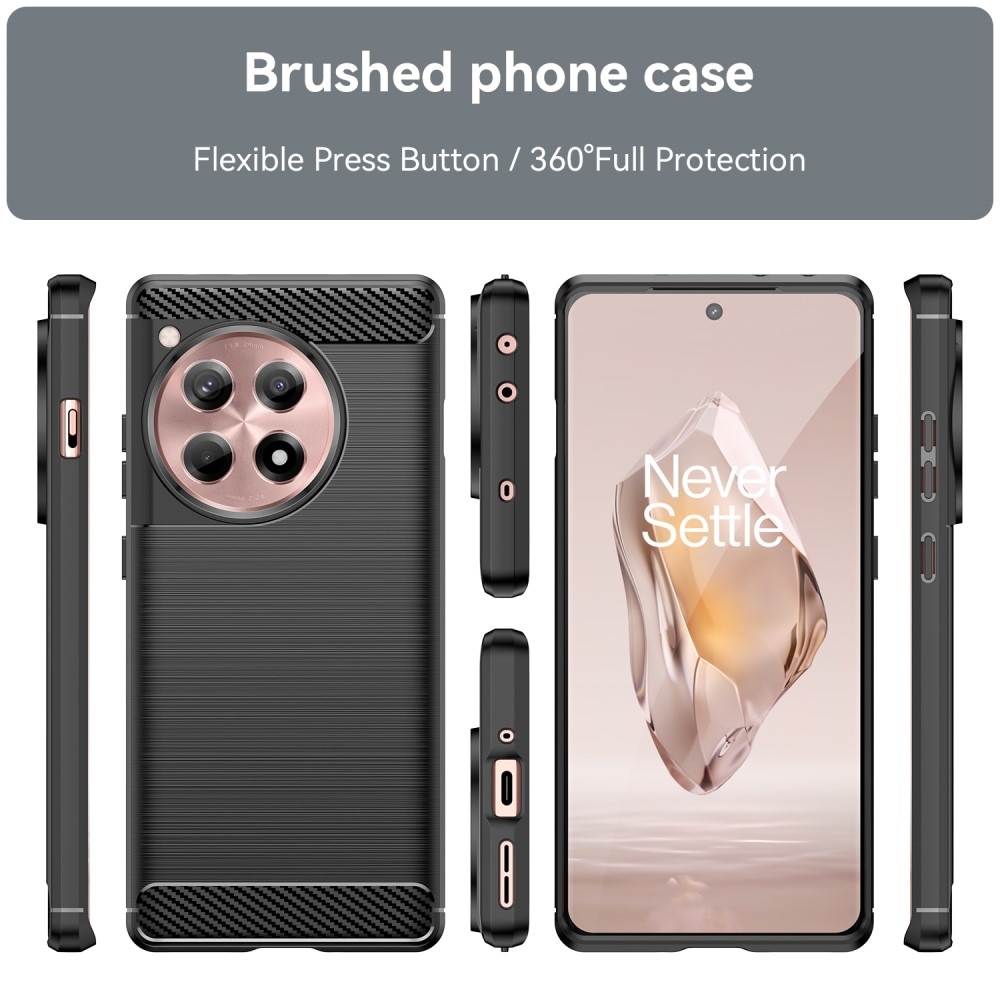 OnePlus 12R Deksel TPU Brushed Black
