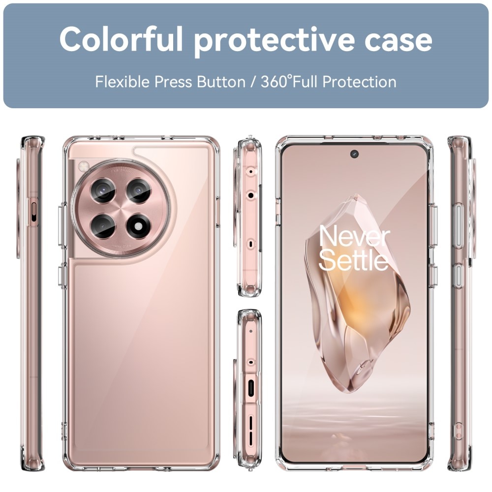 Crystal Hybrid Case OnePlus 12R gjennomsiktig