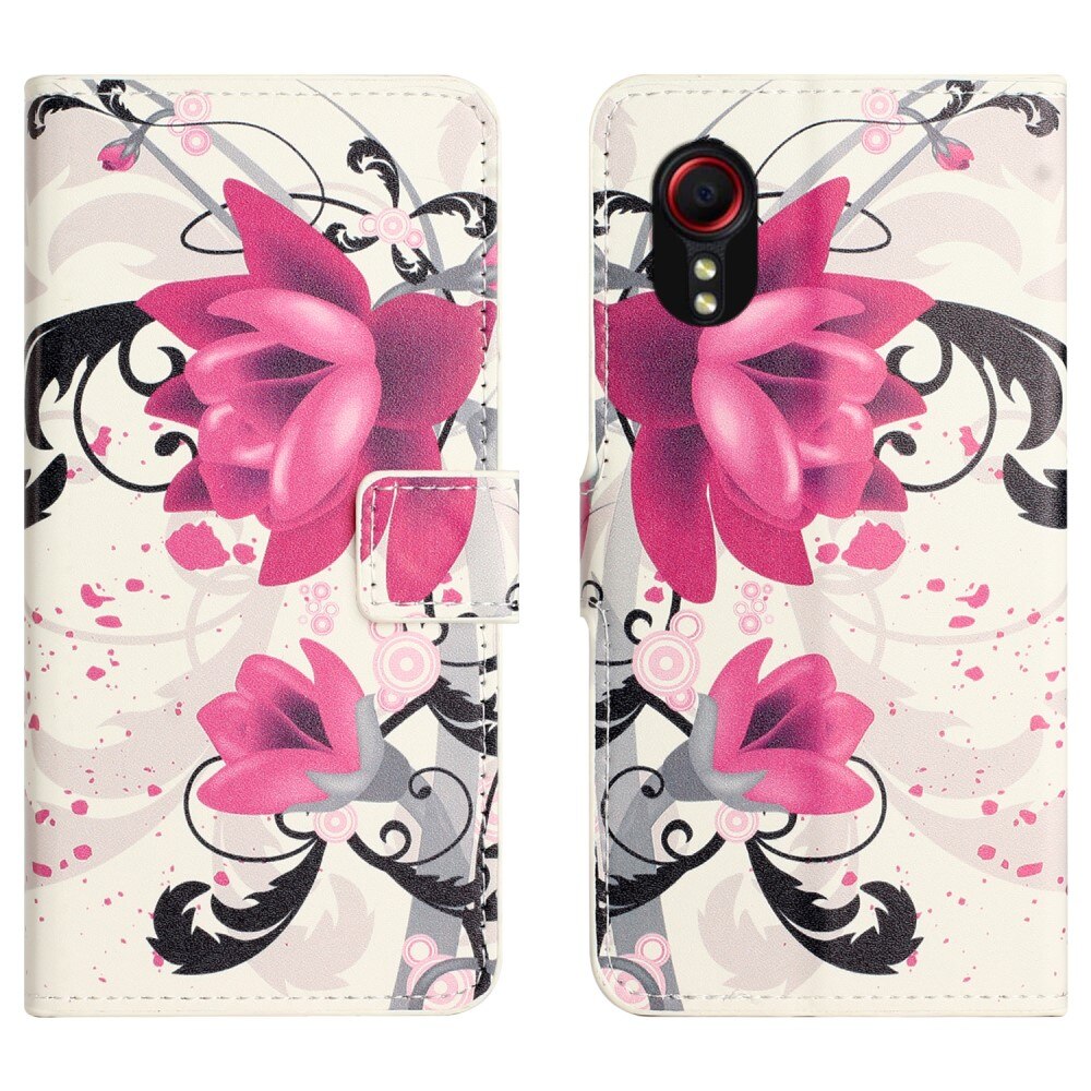 Mobilveske Samsung Galaxy Xcover 7 flowers