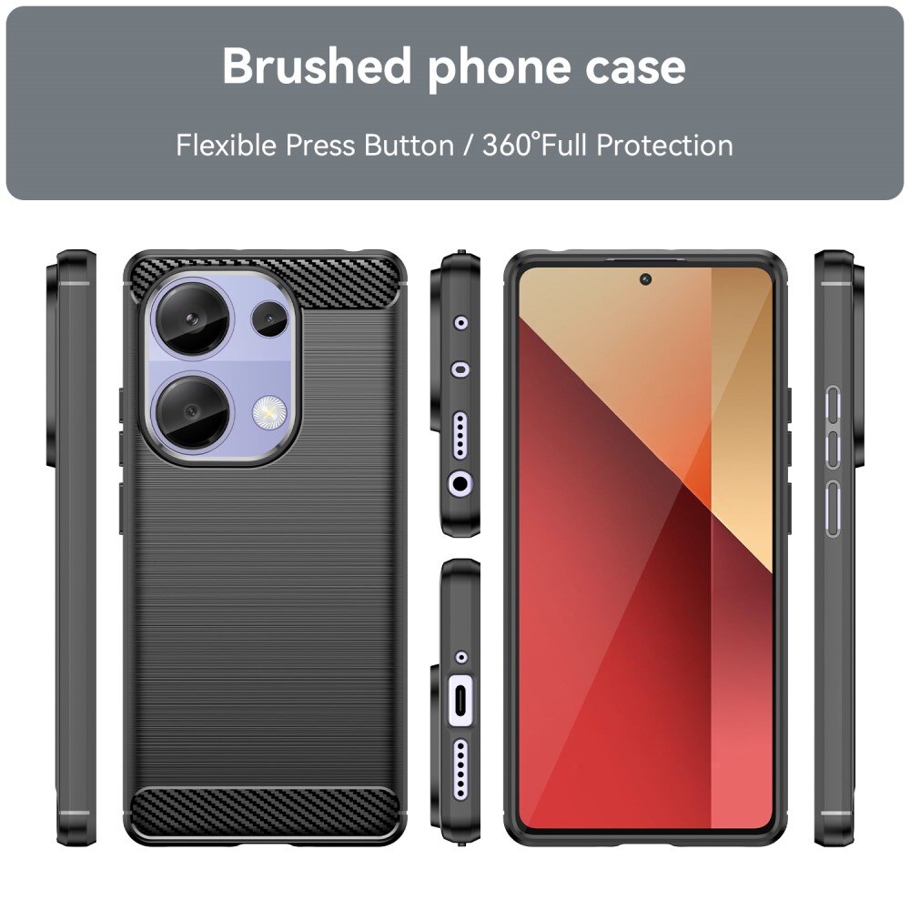 Xiaomi Redmi Note 13 Pro 4G Deksel TPU Brushed Black