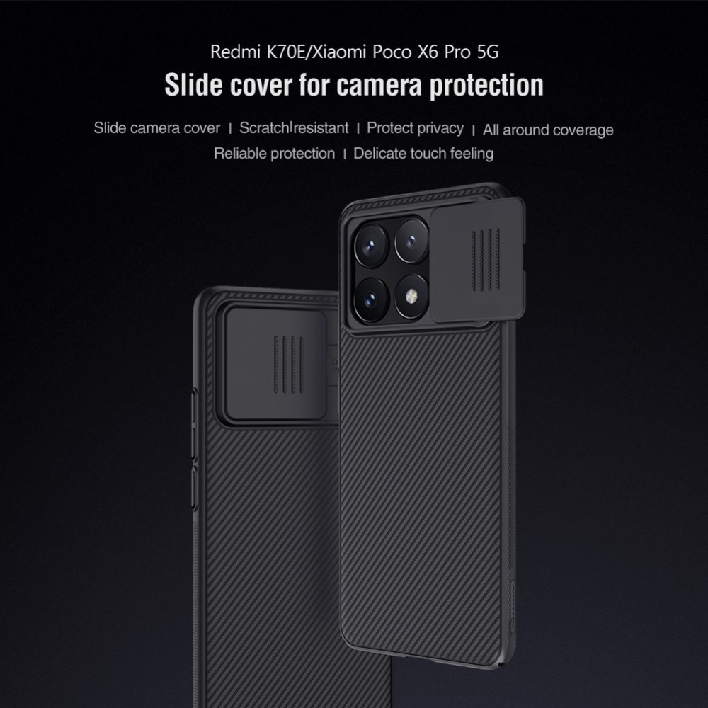 CamShield Deksel Xiaomi Poco X6 Pro svart