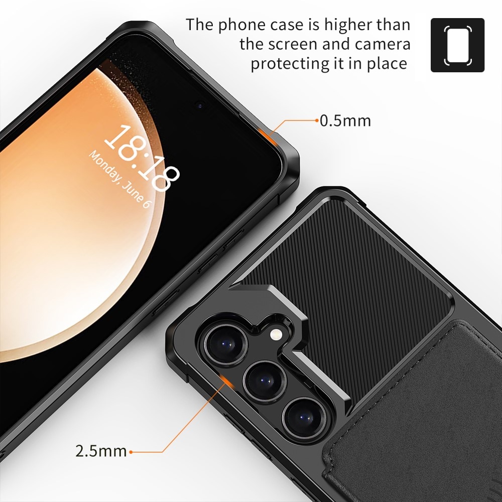 Tough Multi-slot Case Samsung Galaxy A55 svart