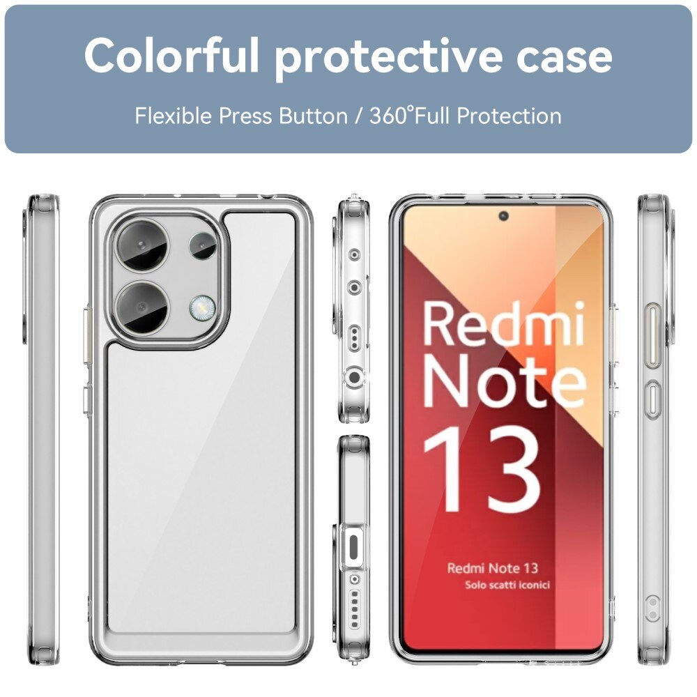 Crystal Hybrid Case Xiaomi Redmi Note 13 4G gjennomsiktig