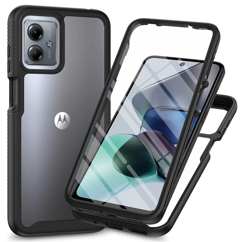 Full Protection Case Motorola Moto G54 svart