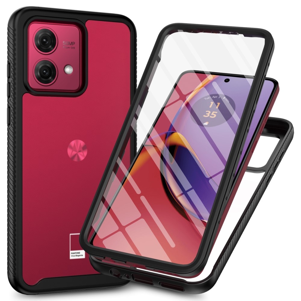 Full Protection Case Motorola Moto G84 svart