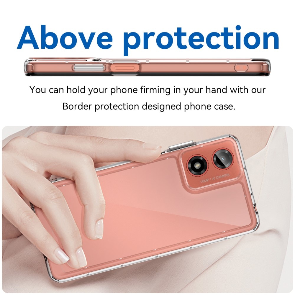 Crystal Hybrid Case Motorola Moto G24 gjennomsiktig