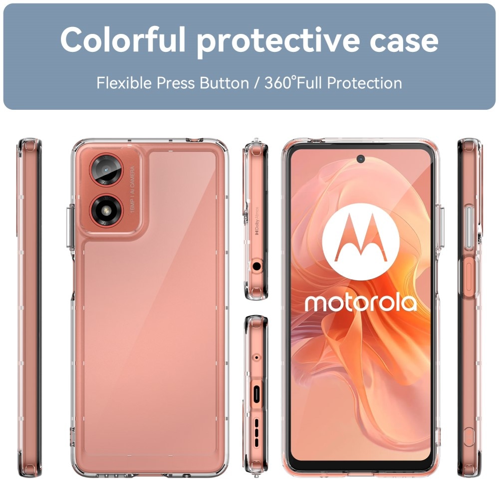 Crystal Hybrid Case Motorola Moto G04 gjennomsiktig