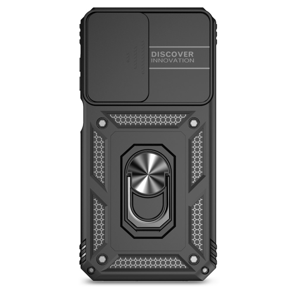 Hybriddeksel Ring + Kamerabeskyttelse Samsung Galaxy A55 Svart