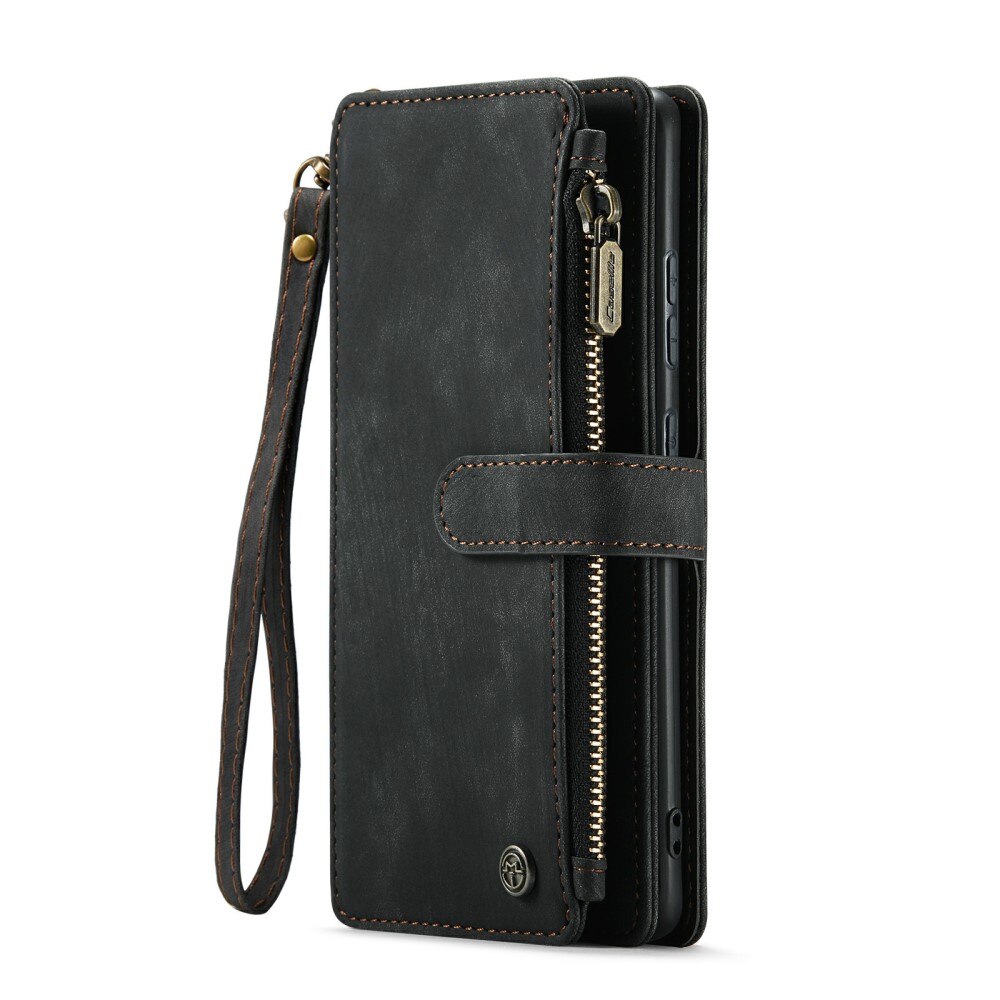 Zipper Wallet Samsung Galaxy S24 svart