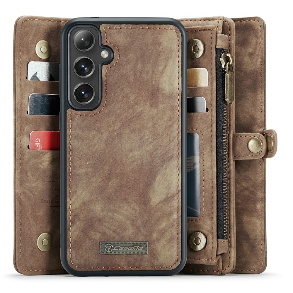 Multi-slot Lommeboksetui Samsung Galaxy S24 Brun