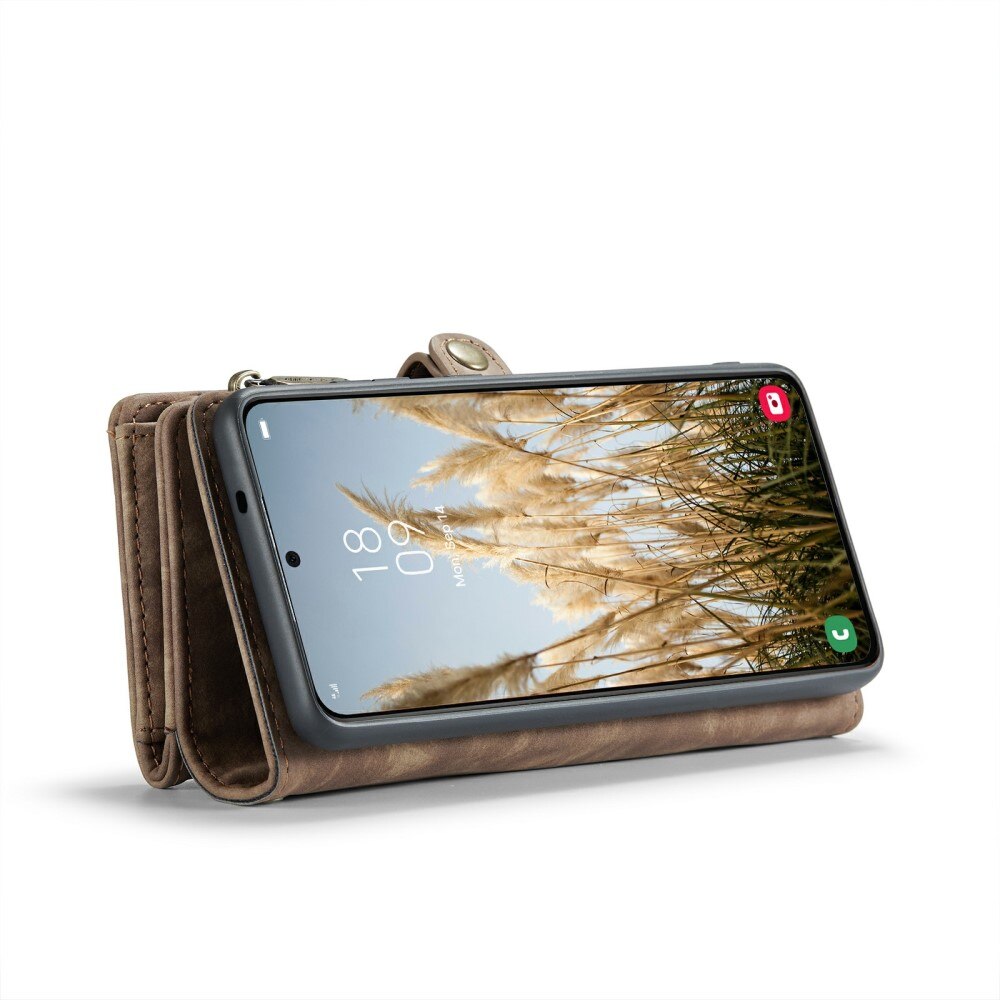 Multi-slot Lommeboksetui Samsung Galaxy S24 Brun