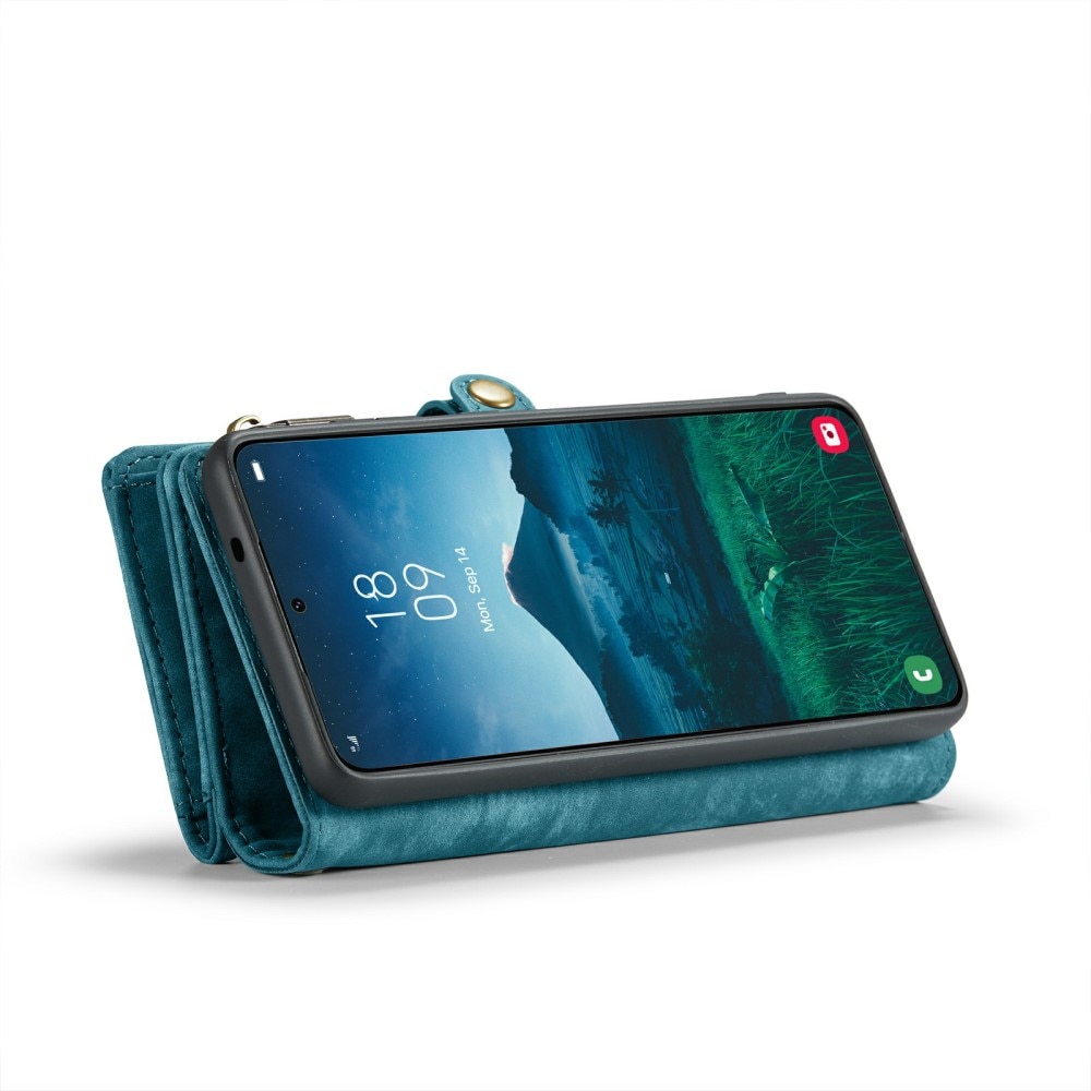 Multi-slot Lommeboksetui Samsung Galaxy S24 Plus blå