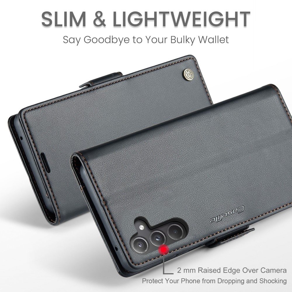 RFID blocking Slim Lommebokveske Samsung Galaxy A55 svart