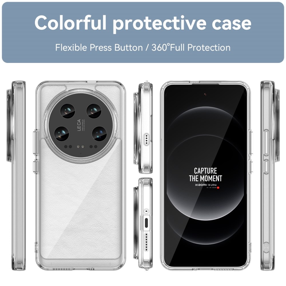 Crystal Hybrid Case Xiaomi 14 Ultra gjennomsiktig