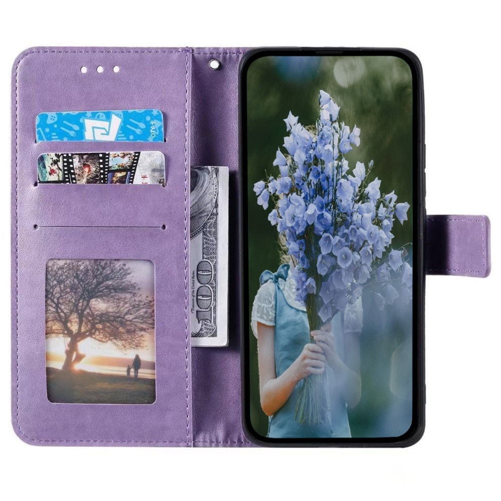 Lærveske Mandala Sony Xperia 10 VI lilla