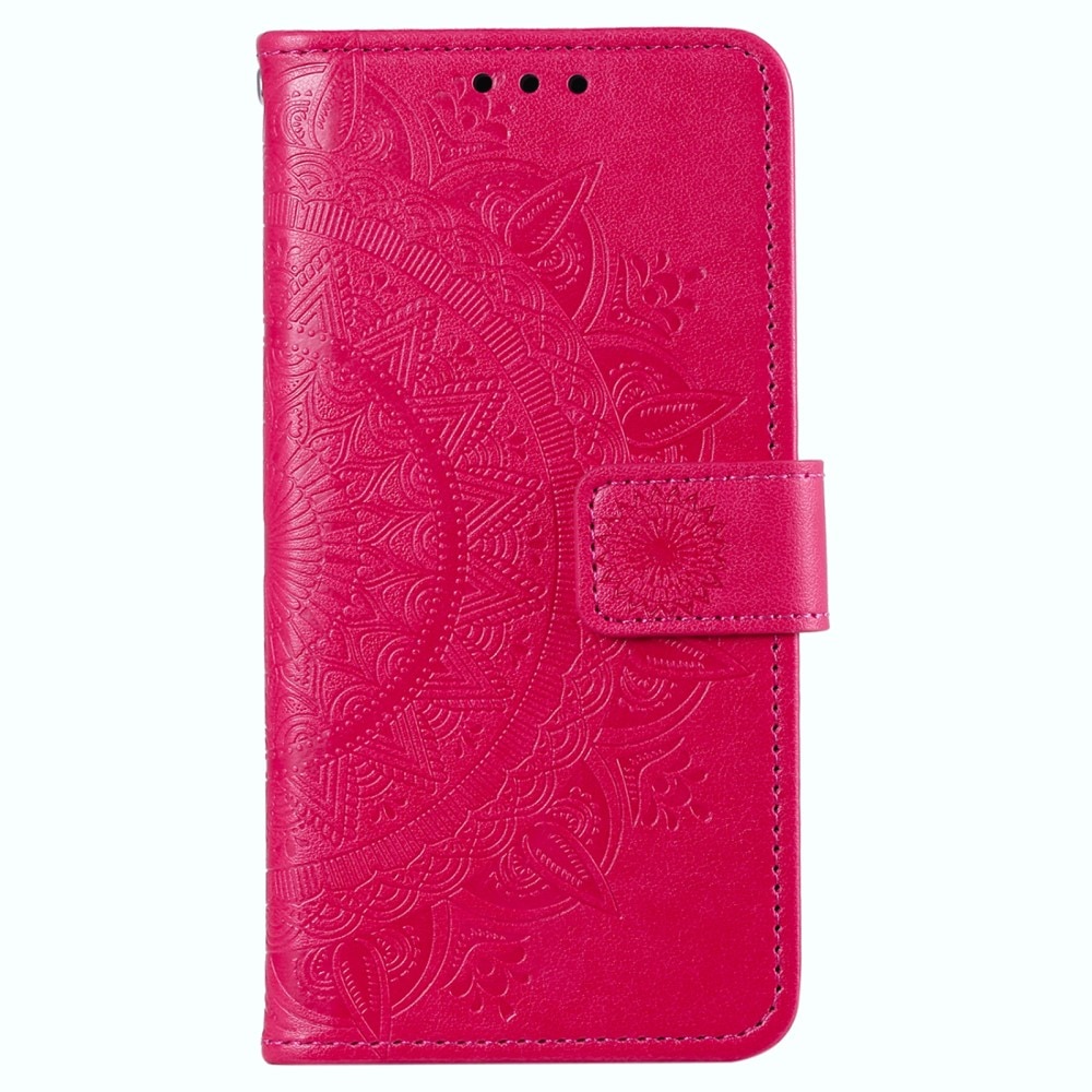 Lærveske Mandala Sony Xperia 10 VI cerise