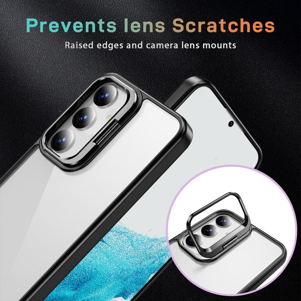 Hybriddeksel Kamera Kickstand Samsung Galaxy S24 svart