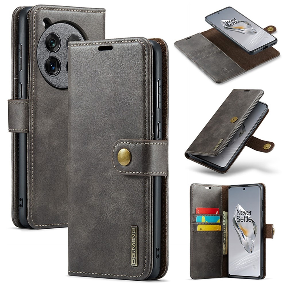 Magnet Wallet OnePlus 12 Brown