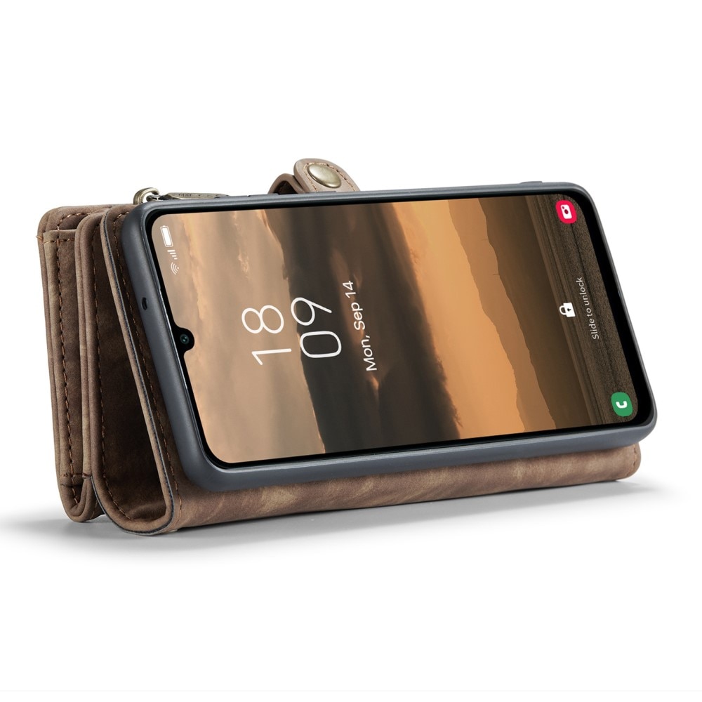 Multi-slot Lommeboksetui Samsung Galaxy A25 Brun