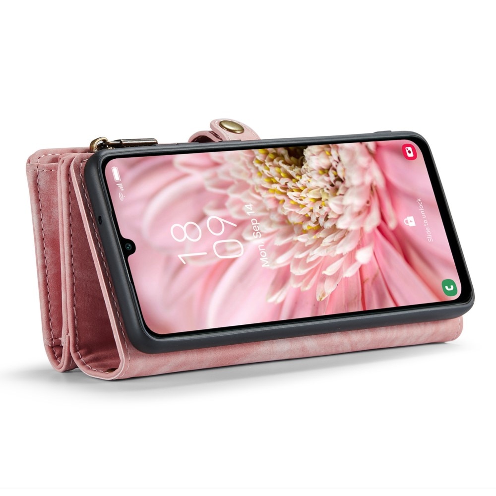 Multi-slot Lommeboksetui Samsung Galaxy A25 rosa